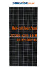 Black 35mm 390W 49.3V 144PCS Half Cell Solar Panel