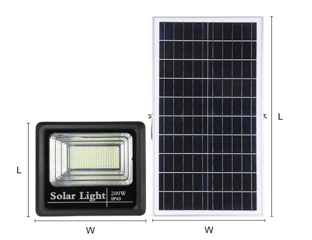 Outdoor 100W 196pcs Solar Panel LED Flood Light