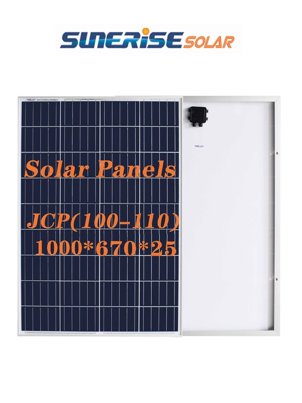 1000*670*25mm 7KG 100W 110W TUV 18V Solar Panel