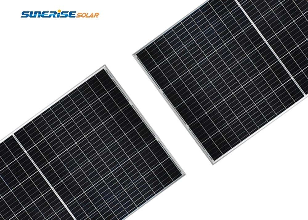 435Watt 35mm 24KG IP68 Waterproof Half Cell Solar Panel