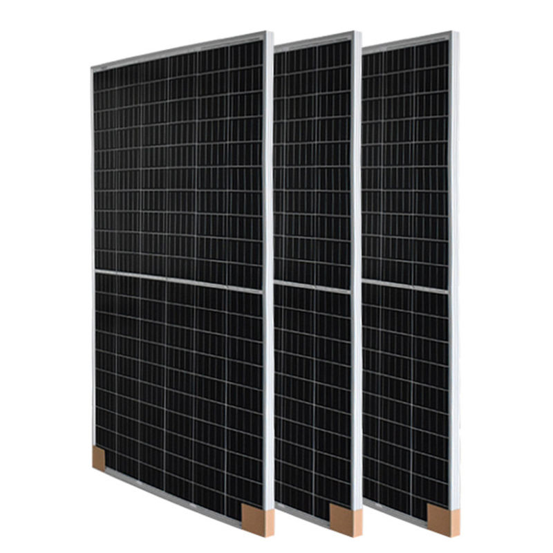 TUV Approval 450W Silicon Half Cell Solar Panel 21% Efficiency