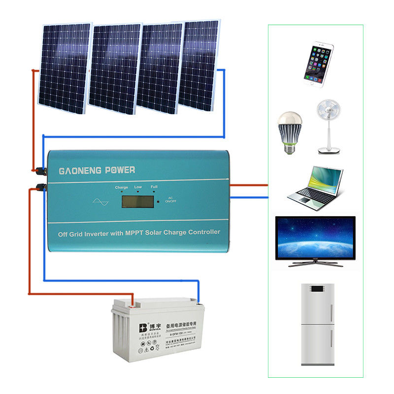 2 In 1 Function IP65 Off Grid Solar Inverter With MPPT Charger Controller