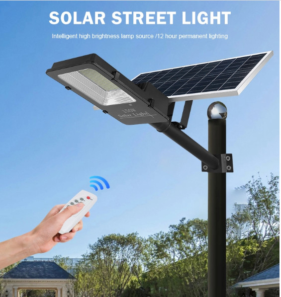 SMD2835*384PCS 3.2V 25AH 200 Watt Solar Street Light