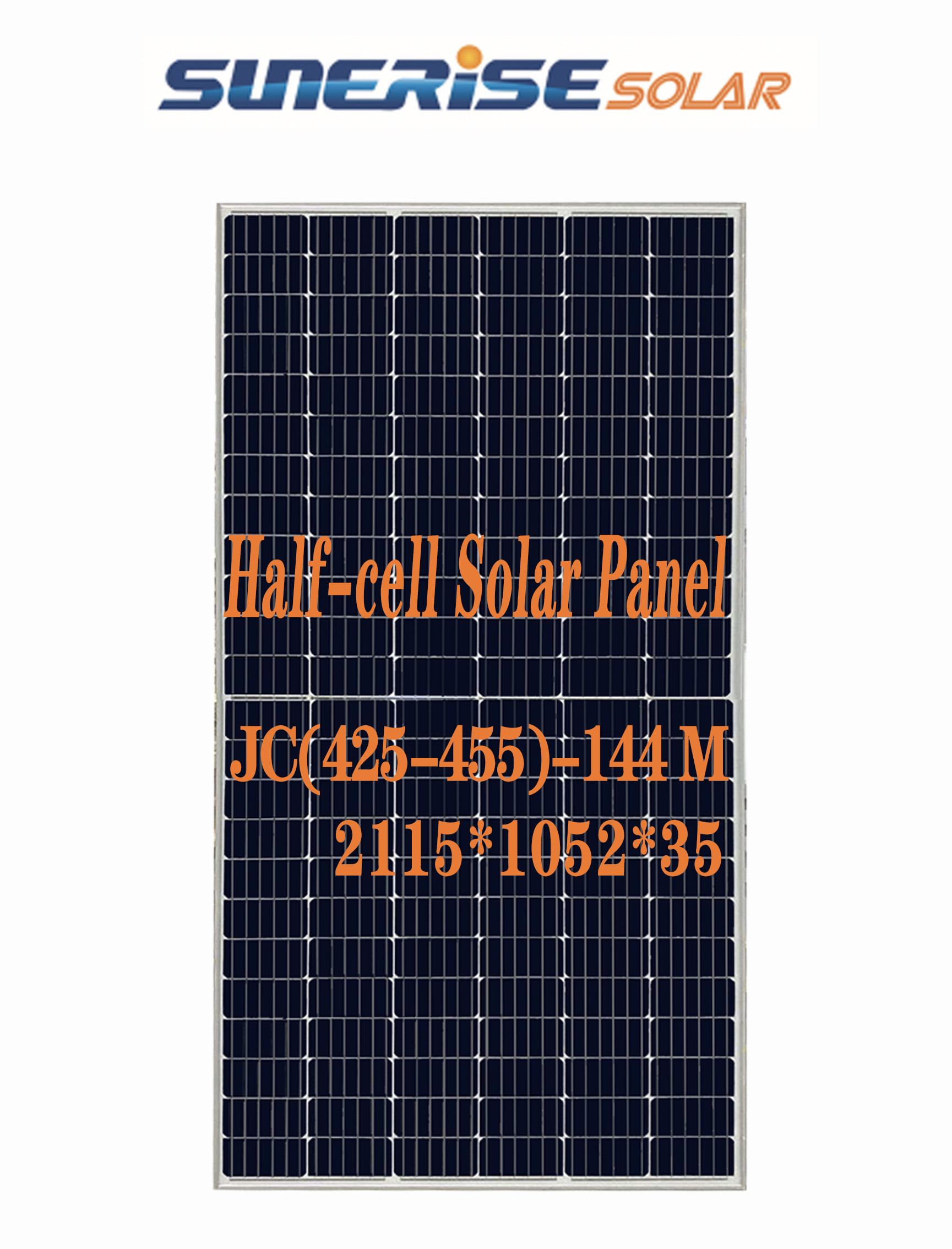 455W Half Cut Solar Cells